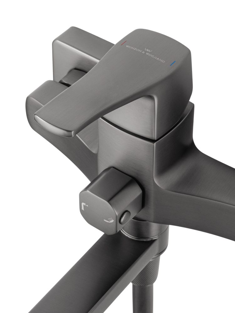 Смеситель для ванны WONZON & WOGHAND FLEX, Темный графит (WW-639906-BGM)