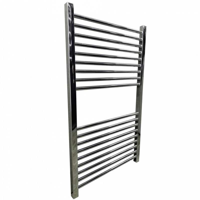 Электрический полотенцесушитель Ника Modern ЛМ 2 100x40 сухой тэн Хром 18 перекладин