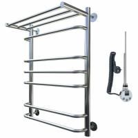 Электрический полотенцесушитель Тругор Идеал 3 элТЭН 80x40 с полкой Хром