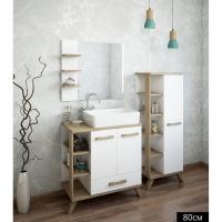 Тумба для раковины Sanflor Ингрид 80 С000005876 Белая Тумба для раковины Sanflor Ингрид 80 С000005876 Белая