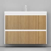 Тумба под раковину Velvex Klaufs 100.2Y tpKLA.100.2Y-617.216 подвесная Шатанэ Белая