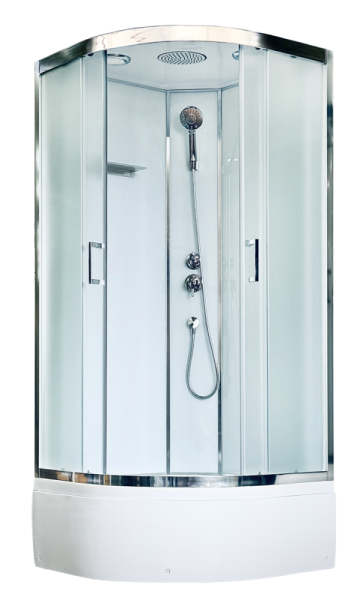 Душевая кабина Royal Bath FATO RB 85CK-М-CH (рифленое)