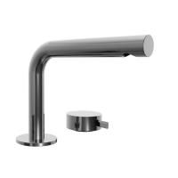 Fantini AF/21 Смеситель для раковины, 2 отв., без донного клапана, излив 155мм, цвет: хром