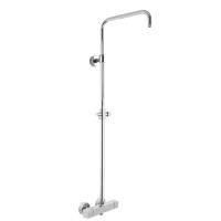 FIMA|Carlo Frattini Wellness Смеситель для душа внешнего монтажа, термостатический, с душевой стойкой, цвет хром