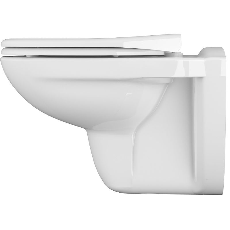 Унитаз, Vitra, Normus, традиционный (с закрытым смывным краем), тип установки-подвесной, ширина, мм-355, глубина, мм-525, высота, мм-350, форма чаши-овальная, выпуск-горизонтальный, материал-керамика, инсталляция-в комплекте, клавиша двойного смыва-есть,, артикул 9773B003-7202