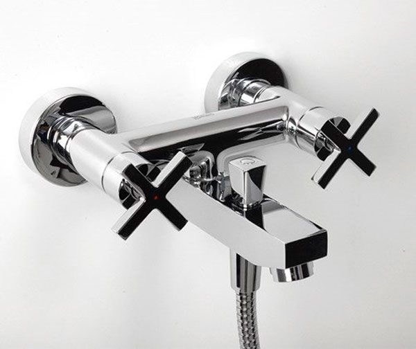 Смеситель для ванны WasserKRAFT Weser 7801 Хром