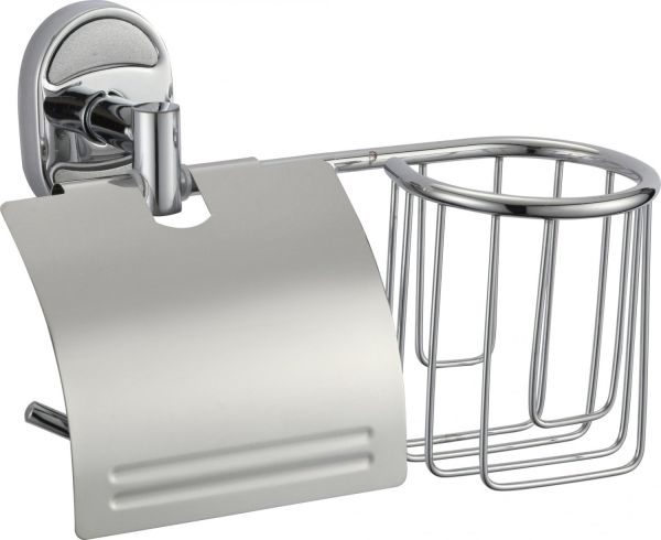 Держатель для туалетной бумаги и освежителя Savol S-L07051, хром