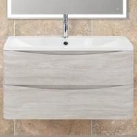 Тумба под раковину BelBagno ACQUA-900-2C-SO-RVB подвесная Rovere Vintage Bianco Тумба под раковину BelBagno ACQUA-900-2C-SO-RVB подвесная Rovere Vintage Bianco