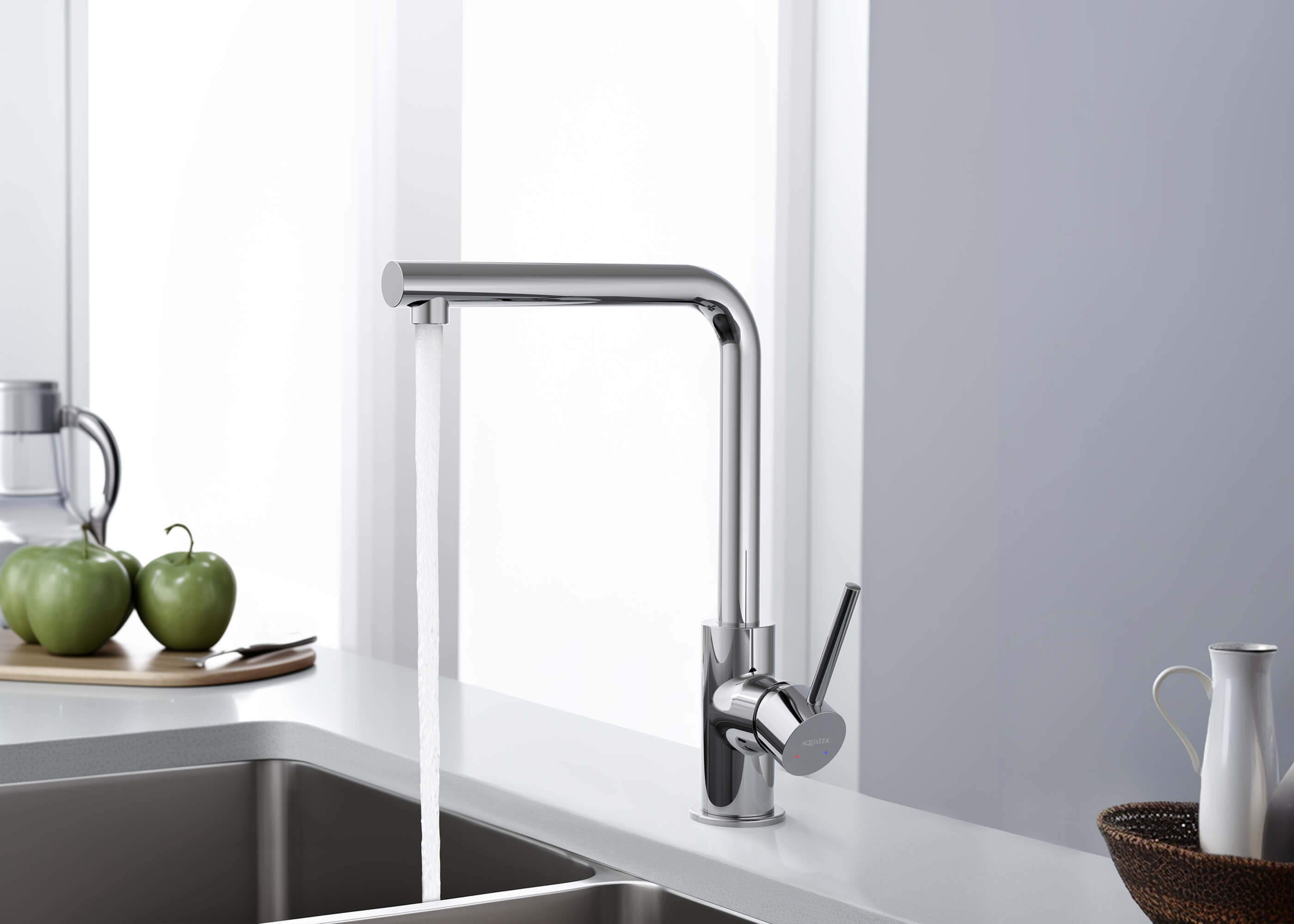 Смеситель для кухни AQUATEK AQ1380CR ЕВРОПА Смеситель для кухни AQUATEK AQ1380CR ЕВРОПА
