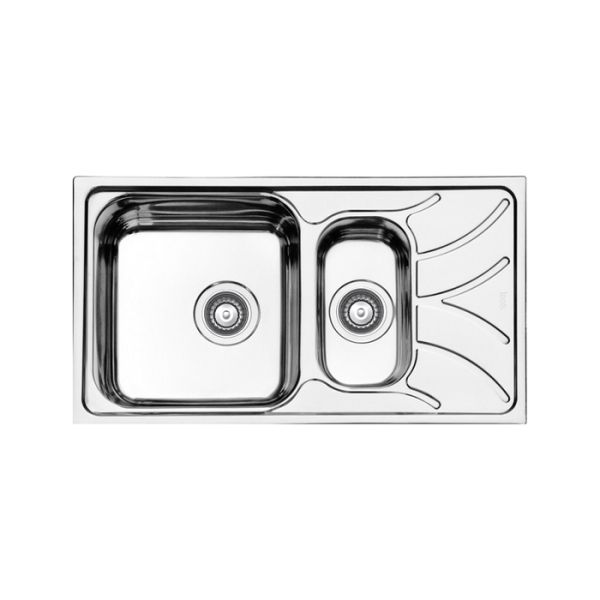 Мойка врезного монтажа с сифоном IDDIS  Arro S, нерж. сталь, шелк, 1 1/2, 780*440 (ARR78S1i77S)
