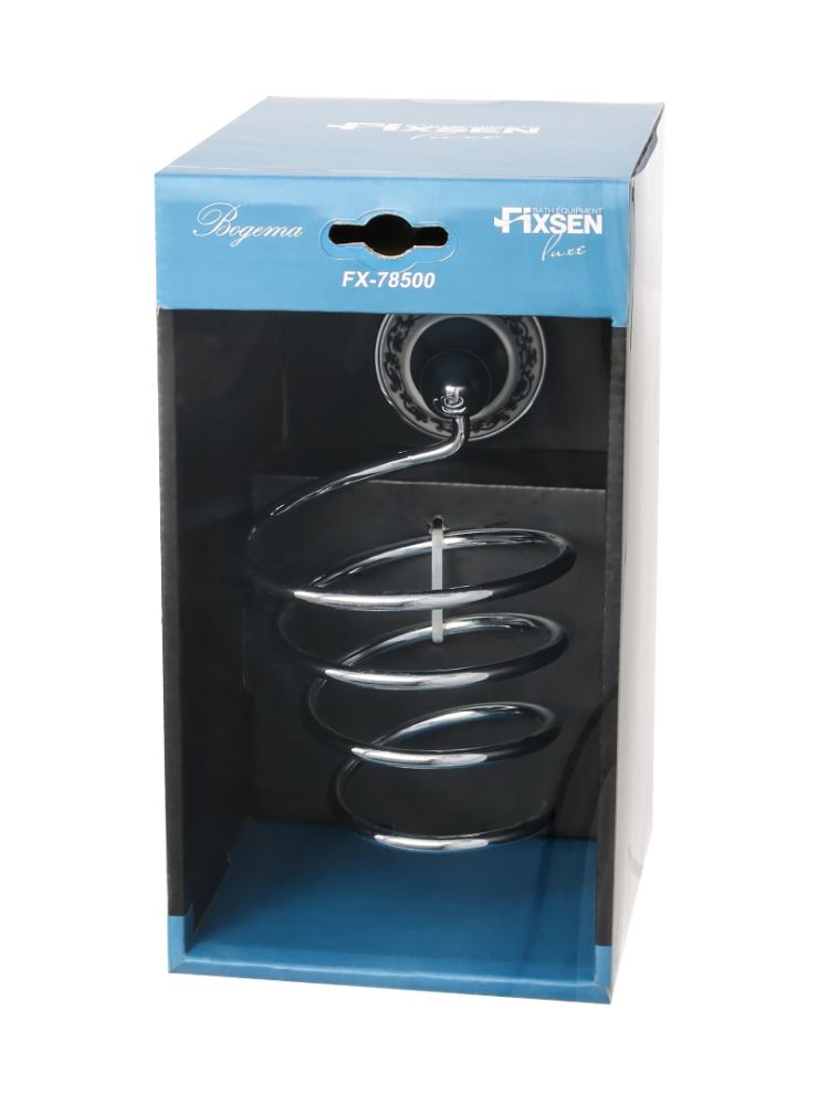 Держатель для фена Fixsen Bogema FX-78519 Хром Белый, артикул FX-78519