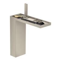 AX MyEdition Смеситель для раковины 70 без панели, цвет шлифованный никель AX MyEdition Смеситель для раковины 70 без панели, цвет шлифованный никель