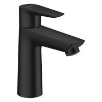 HANSGROHE TALIS E Смеситель для раковины на 1 отверстие, однорычажный, высота до излива 104 мм., цвет черный матовый HANSGROHE TALIS E Смеситель для раковины на 1 отверстие, однорычажный, высота до излива 104 мм., цвет черный матовый
