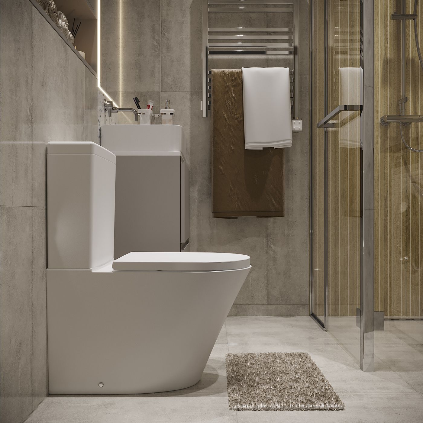 Напольный унитаз Lavinia Boho Biore Rimless 3304001R