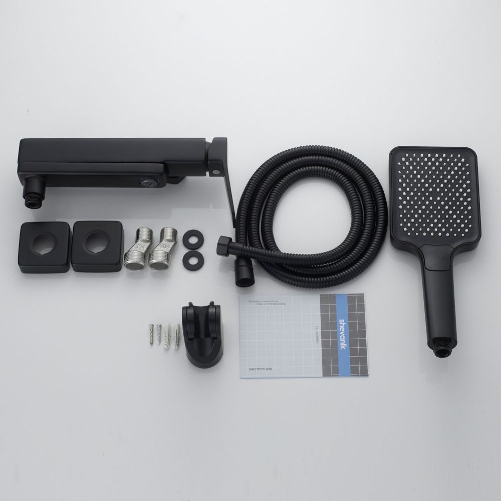 Смеситель для ванны Shevanik S9952H, черный