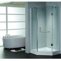 Душевой уголок Grossman GR-8090 185х90 профиль Белый/Хром стекло прозрачное