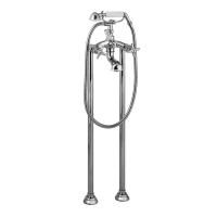 Stella Italica Напольный смеситель для ванны 3274CL306 с ручным душем, цвет: хром
