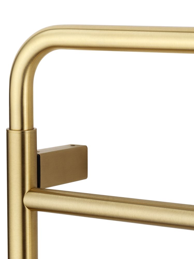 Полотенцесушитель электрический WONZON & WOGHAND WISMAR, Брашированное золото (WW-AL201-BG)