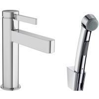 Смеситель для биде, Hansgrohe, Finoris, тип открывания воды-однорычажный, отверстия для монтажа-1, в комплекте гигиенический душ, цвет-хром Смеситель для биде, Hansgrohe, Finoris, тип открывания воды-однорычажный, отверстия для монтажа-1, в комплекте гигиенический душ, цвет-хром