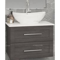 Тумба с раковиной СанТа Венера 70 221010 подвесная Дуб шале графит Тумба с раковиной СанТа Венера 70 221010 подвесная Дуб шале графит