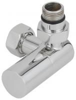 Вентиль, Сунержа, 3D, G 1/2" НР х G 3/4" НГ, правый, цилиндр, материал-нержавеющая сталь, цвет-черный матовый