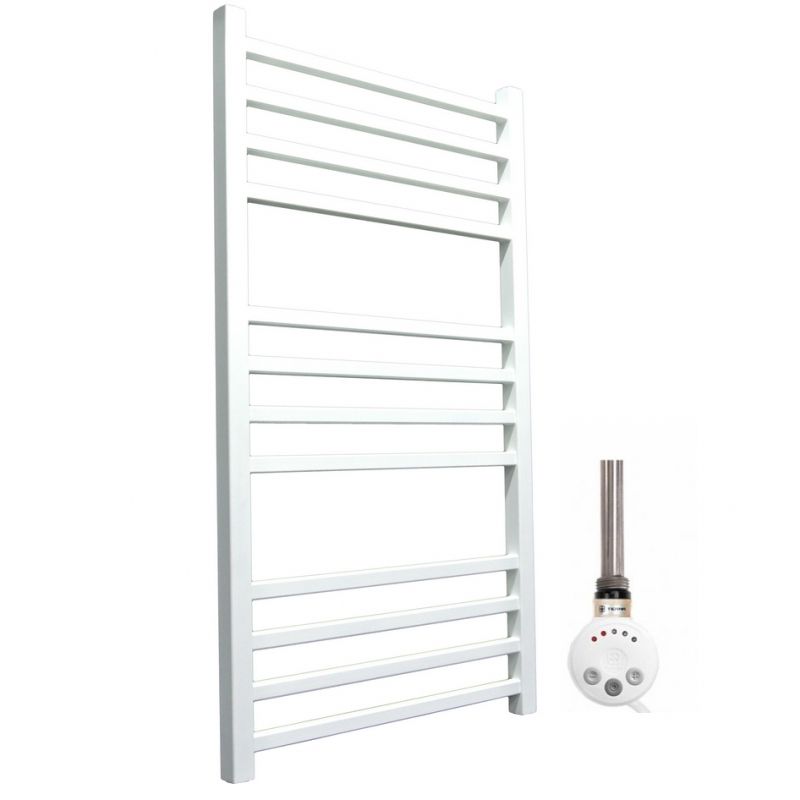 Электрический полотенцесушитель Ника Modern ЛМ 5 100x50 масляный Белый 12 перекладин