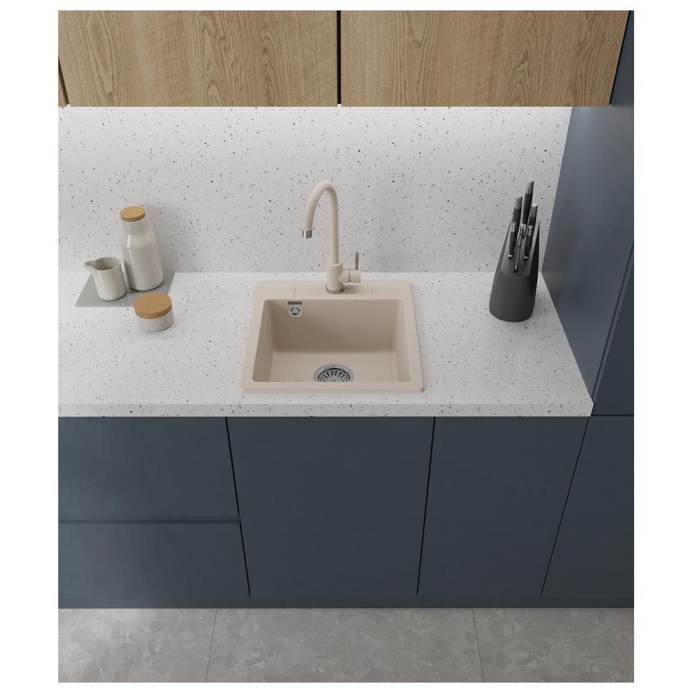 Кухонная мойка GranFest URBAN 245, белый, артикул 245 белый