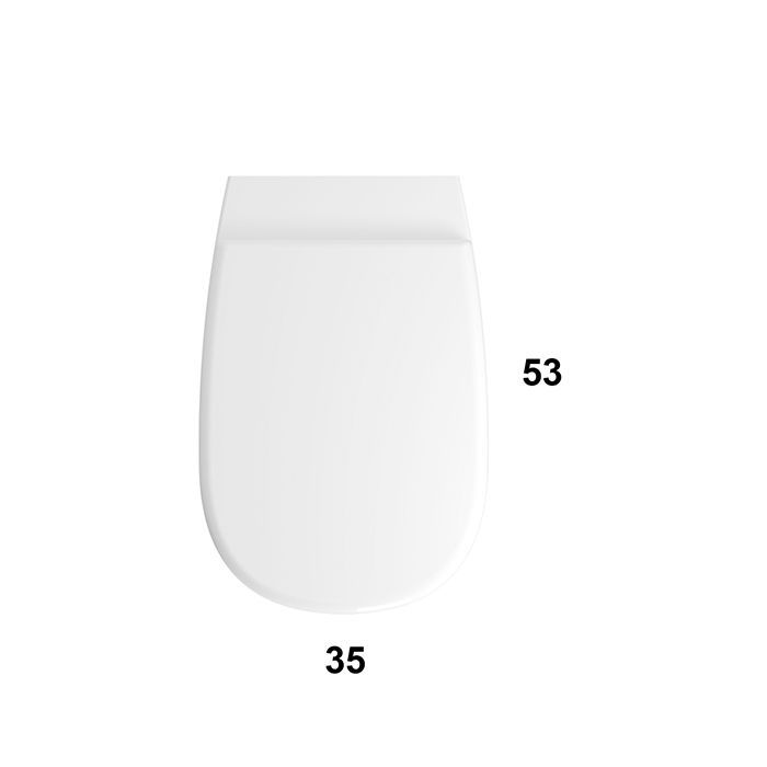 Унитаз, Globo, DAILY, безободковый (с открытым смывным краем), тип установки-подвесной, ширина, мм-350, глубина, мм-530, высота, мм-330, форма чаши-овальная, выпуск-горизонтальный, материал-керамика, бачок-необходима система инсталляции, скрытый бачок, си