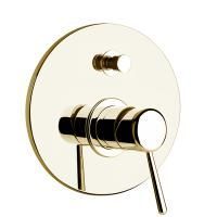 Gessi Goccia Встраиваемый однорычажный смеситель с переключателем(внешние части), цвет: Gold CCP