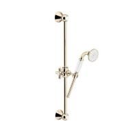 Gattoni PD Душевая стойка 60см с лейкой CLASSIC и шлангом, цвет золото 24кт Gattoni PD Душевая стойка 60см с лейкой CLASSIC и шлангом, цвет золото 24кт