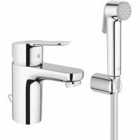 Смеситель для раковины GROHE BauEdge с гигиеническим душем, хром (23757000) Смеситель для раковины GROHE BauEdge с гигиеническим душем, хром (23757000)