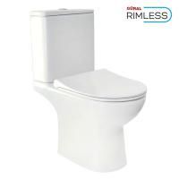 Унитаз компакт безободковый GURAL Tria Slim с Soft Close TR04KLZ01-SL&TR02RZV01