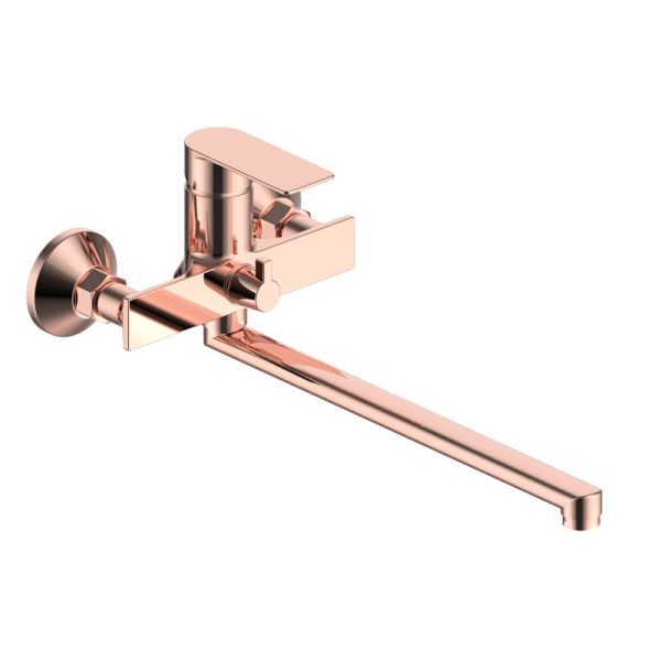 Смеситель для ванны VODA NV31RG, розовое золото