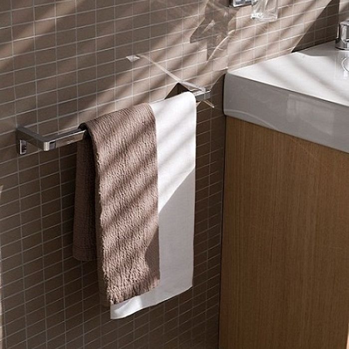 Полотенцедержатель, Laufen, LB3 , одинарный, ширина, мм-300, глубина, мм-85, высота, мм-45, тип установки-настенный, материал-латунь, цвет-хром