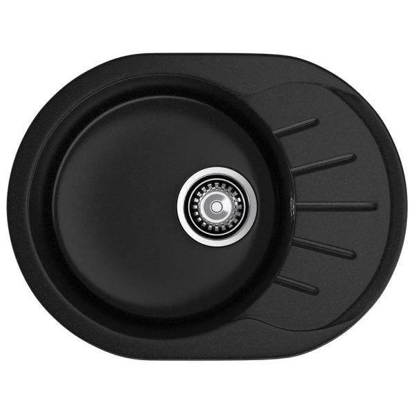 Кухонная мойка GranFest RONDO 580L, черный