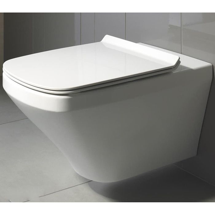 Duravit DuraStyle Унитаз удлиненный подвесной безободковый 620х370 мм, с креплением, цвет белый с покрытием WonderGliss ЦЕНА)