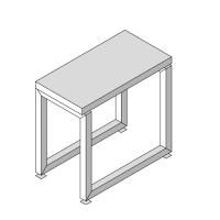 Effegibi Linea Alu Скамейка 1 сегмент 27x48x Н: 45см, отделка: тик Effegibi Linea Alu Скамейка 1 сегмент 27x48x Н: 45см, отделка: тик