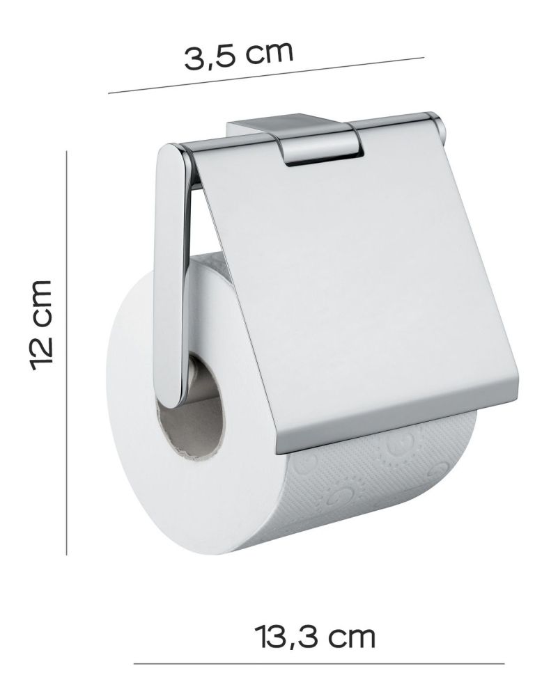 Gedy Canarie, бумагодержатель с откидной крышкой, цвет хром