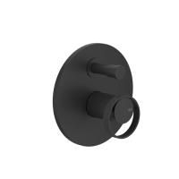 Gessi Anello Встраиваемый однорычажный смеситель на 2 выхода с перекл. (внешние части), цвет: Black XL