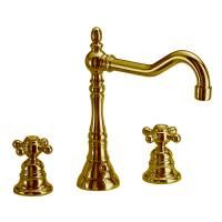 FIMA|Carlo Frattini Elizabeth Смеситель для раковины, на 3 отверстия, с вращающимся изливом, с донным клапаном, цвет золото FIMA|Carlo Frattini Elizabeth Смеситель для раковины, на 3 отверстия, с вращающимся изливом, с донным клапаном, цвет золото