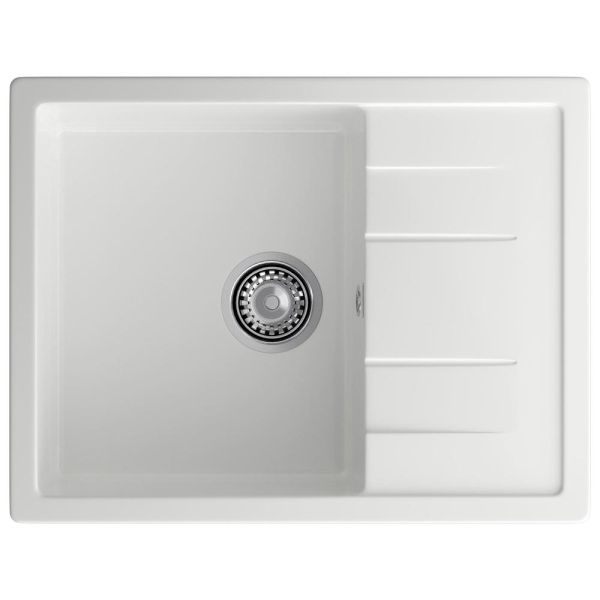 Кухонная мойка GranFest QUADRO 650L, иней