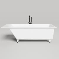 Salini CASCATA KIT Встраиваемая ванна с прямоугольной чашей 1700x700x552 мм, ножки, сифон S-Sense, белый матовый Salini CASCATA KIT Встраиваемая ванна с прямоугольной чашей 1700x700x552 мм, ножки, сифон S-Sense, белый матовый