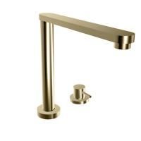 Bongio Kitchen  Смеситель для мойки на 2 отв, цвет матированный никель