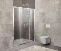 Душевая дверь BelBagno UNIQUE-BF-2-150/180-P-Cr