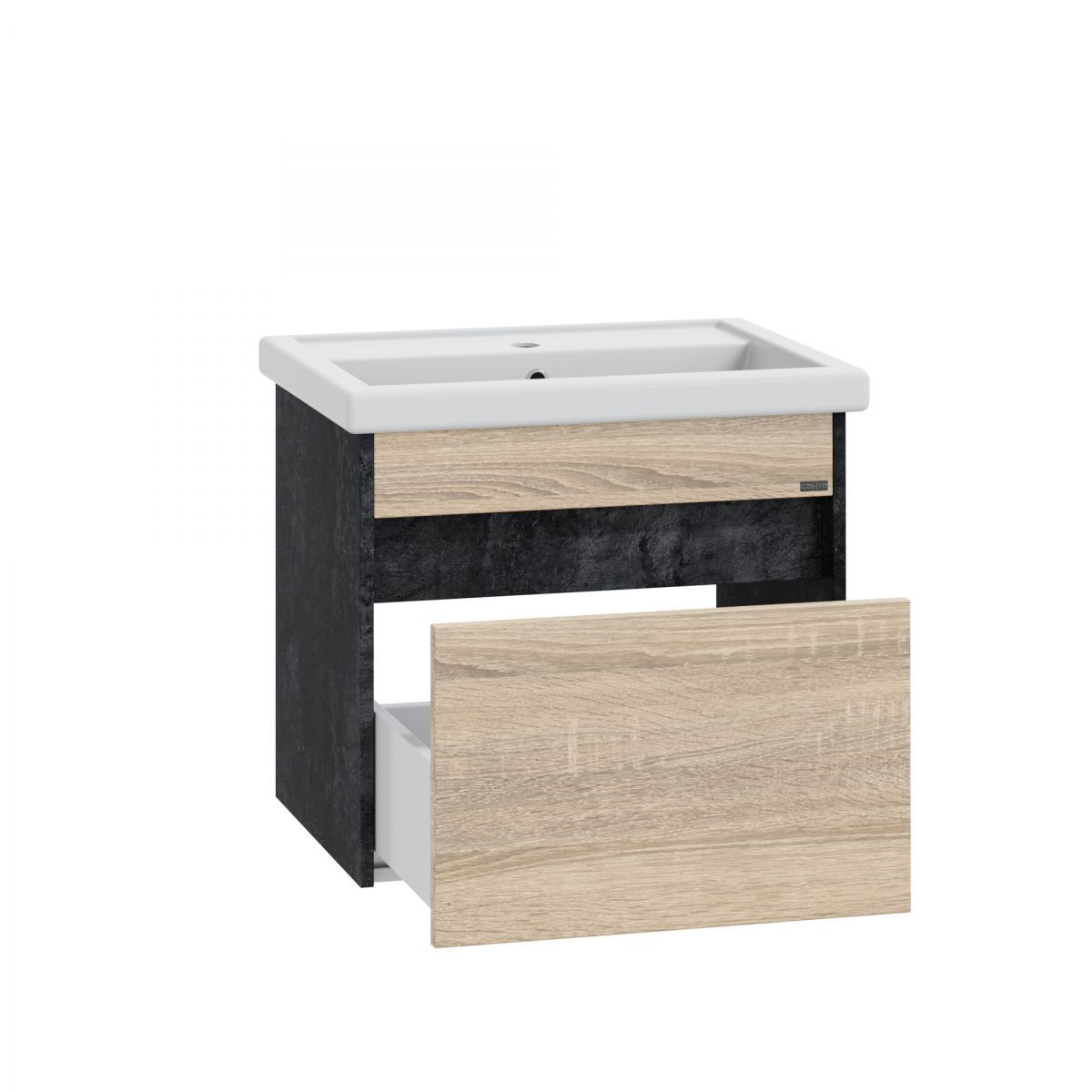 Тумба для умыв. "Мира 60" янтарная 1 ящ. подвес. (ум. Fest 60)