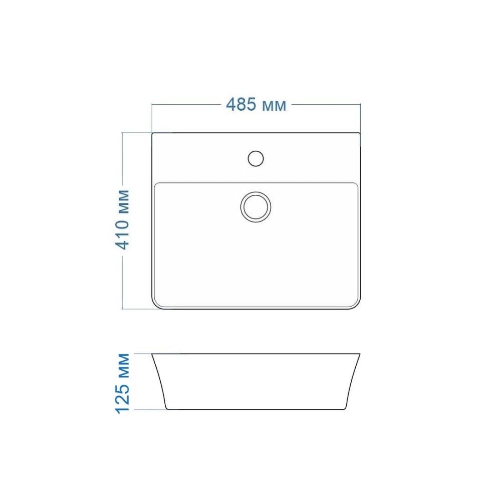 Раковина чаша Maretti SF13NS80-844, белая, артикул SF13NS80-844