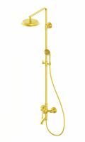 Душевая система WONZON & WOGHAND, Брашированное золото (WW-88739008-BG) Душевая система WONZON & WOGHAND, Брашированное золото (WW-88739008-BG)