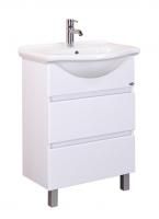 Тумба Onika Элита 60 напольная, белая (ум. Грация 60)