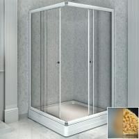 Душевой уголок Radomir 100x100 1-09-1-0-0-1191 профиль Белый стекло матовое