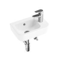 Комплект 4 в 1 Lavinia Boho One 21510500, подвесная фарфоровая раковина 37 см, смеситель, латунный сифон, угловые вентили 2 шт.